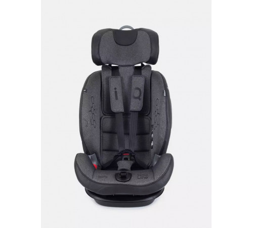 Автокресло Rant iQ Isofix Genius Line (9-36кг, группа 1/2/3), Dark grey