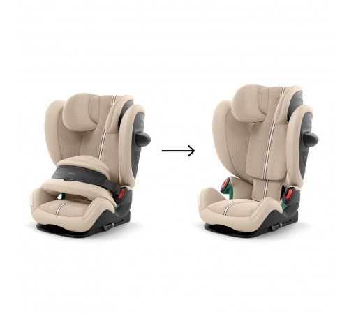Автокресло Cybex Pallas G3 Plus (76-150 см, 9-50 кг., 15 мес-12 лет), Almond Beige (Бежевый)