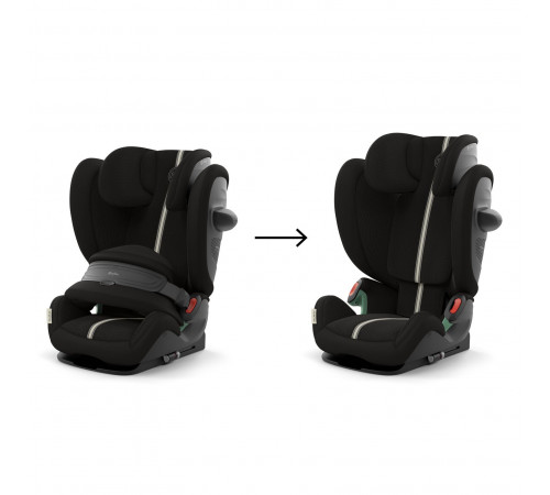 Автокресло Cybex Pallas G3 Plus (76-150 см, 9-50 кг., 15 мес-12 лет), Moon Black (Черный)