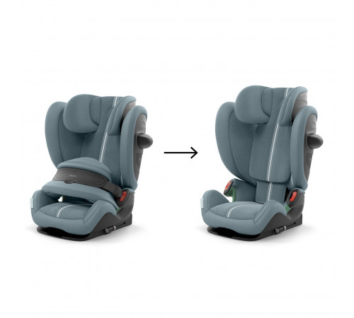 Автокресло Cybex Pallas G3 Plus (76-150 см, 9-50 кг., 15 мес-12 лет), Stormy Blue (Синий)
