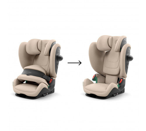Автокресло Cybex Pallas G3 (76-150 см, 9-50 кг., 15 мес-12 лет), Almond Beige (Бежевый)
