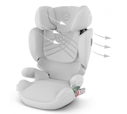 Автокресло Cybex Solution T i-Fix Plus (15-36 кг), Platinum White