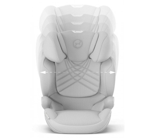 Автокресло Cybex Solution T i-Fix Plus (15-36 кг), Platinum White