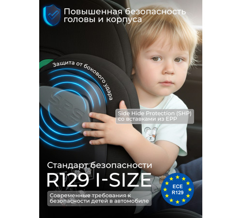 Автокресло Sweet Baby Zenith (15-36 кг) Black (Черный)