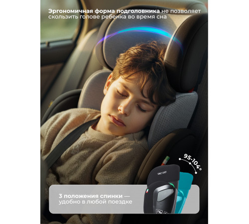 Автокресло Sweet Baby Zenith (15-36 кг) Black (Черный)