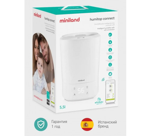Увлажнитель воздуха Miniland Humitop Connect