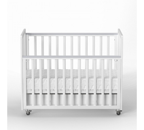 Детская кровать Antemi Classic Sleep с маятником и ящиком, Белый