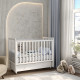 Детская кровать Antemi Classic Sleep с маятником и ящиком, Белый