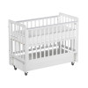 Детская кровать Antemi Classic Sleep с маятником и ящиком, Белый