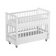 Детская кровать Antemi Classic Sleep с маятником и ящиком, Белый