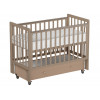 Детская кровать Antemi Classic Sleep с маятником и ящиком, Капучино