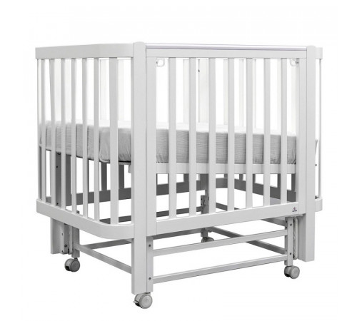 Детская кровать Antemi Terra Light New с маятником, Белый
