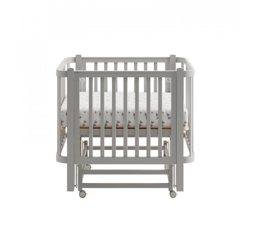 Детская кровать Antemi Terra Light New с маятником, Серый