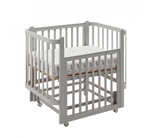 Детская кровать Antemi Terra Light New с маятником, Серый