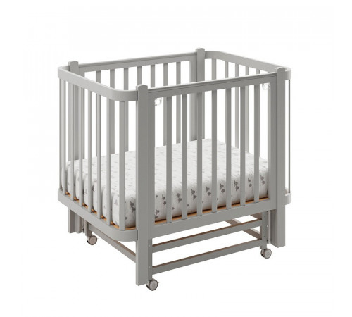 Детская кровать Antemi Terra Light New с маятником, Серый