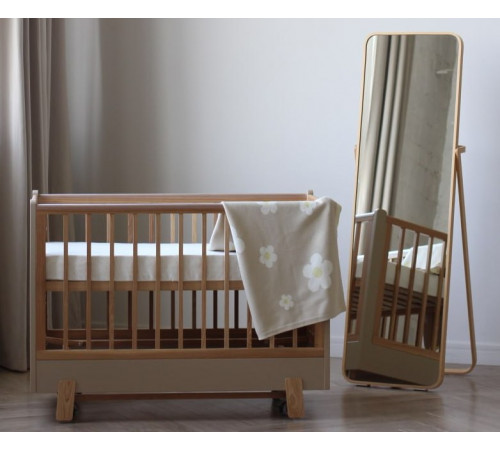 Детская кровать Фабрика облаков Onlybaby Scandi с маятником, Бежевый