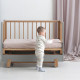 Детская кровать Фабрика облаков Onlybaby Scandi с маятником, Серый