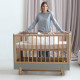 Детская кровать Фабрика облаков Onlybaby Scandi с маятником, Серый