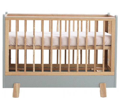 Детская кровать Фабрика облаков Onlybaby Scandi с маятником, Серый