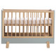 Детская кровать Фабрика облаков Onlybaby Scandi с маятником, Серый