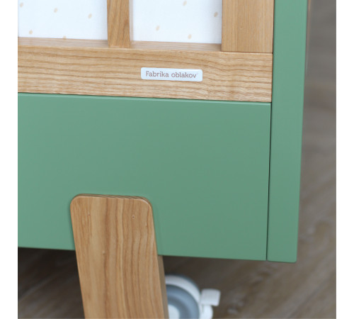 Детская кровать Фабрика облаков Onlybaby Scandi, Зеленый