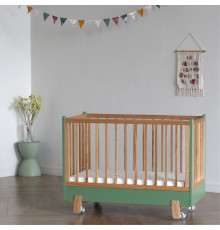 Детская кровать Фабрика облаков Onlybaby Scandi, Зеленый