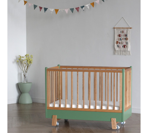 Детская кровать Фабрика облаков Onlybaby Scandi, Зеленый