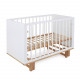 Детская кровать Rant BAMBOO (маятник продольный), Cloud White