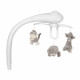 Колыбель Carrello Bloom CRL-10304 Cream Beige (Кремово-бежевый) 