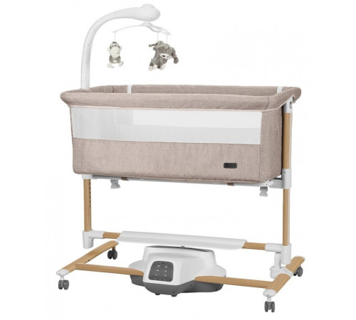 Колыбель Carrello Bloom CRL-10304 Cream Beige Wooden (Кремово-бежевый-дерево) 
