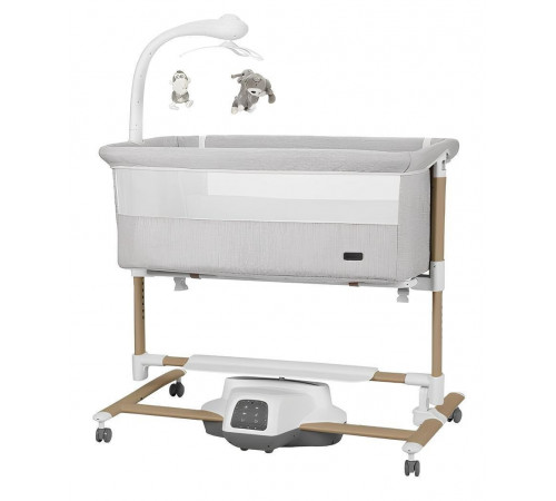 Колыбель Carrello Bloom CRL-10304 Silk Beige Wooden (Серо-бежевый-дерево) 