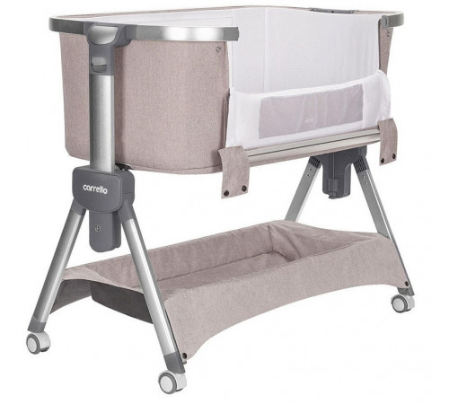 Приставная кроватка Carrello Aria 2 в 1 CRL-16402 Cream Beige (Кремовый бежевый)
