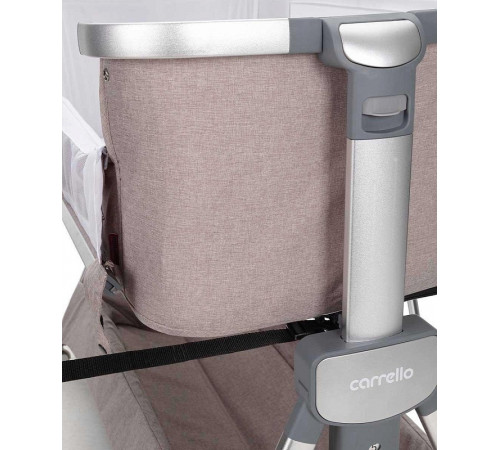 Приставная кроватка Carrello Aria 2 в 1 CRL-16402 Cream Beige (Кремовый бежевый)