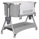 Приставная кроватка Carrello Aria 2 в 1 CRL-16402 Silver Grey (Серебристый серый)