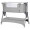 Приставная кроватка Carrello Aria (2в1) CRL-16402, Silver Grey