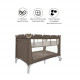 Манеж-кровать Carrello Piccolo Plus CRL-11501/2, Chocolate Brown