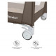 Манеж-кровать Carrello Piccolo Plus CRL-11501/2, Chocolate Brown