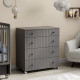 Комод пеленальный Antemi Classic, Графит