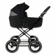 Коляска 2 в 1 Roan Bass Next Classic 2.0 / колеса d12, Caviar Black