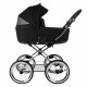 Коляска 2 в 1 Roan Bass Next Classic 2.0 / колеса d14, Caviar Black