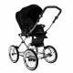 Коляска 2 в 1 Roan Bass Next Classic 2.0 / колеса d14, Caviar Black
