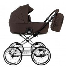 Коляска 2 в 1 Roan Bass Next Classic 2.0 / колеса d14, Turkish Coffe