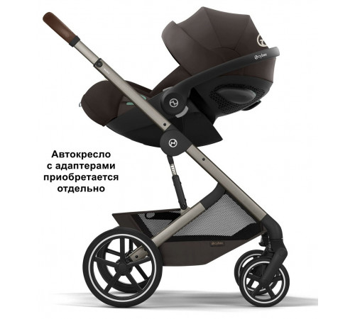 Коляска 2 в 1 Cybex Balios S Lux + Fold Cot, Chocolate Brown