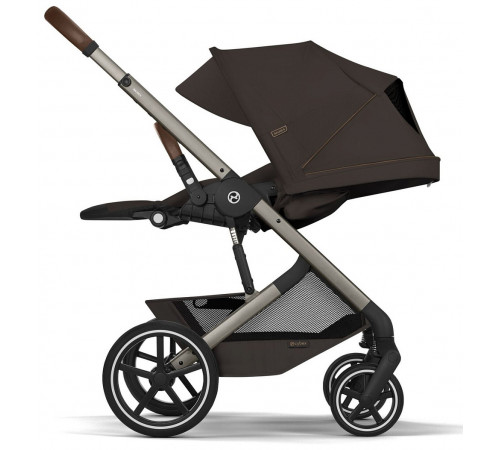 Коляска 2 в 1 Cybex Balios S Lux + Fold Cot, Chocolate Brown