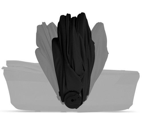Коляска 2 в 1 Cybex Balios S Lux + Fold Cot, Moon Black