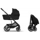 Коляска 2 в 1 Cybex Balios S Lux + Fold Cot, Moon Black