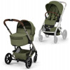 Коляска 2 в 1 Cybex Balios S Lux + Fold Cot, Moss Green