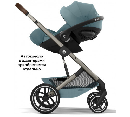 Коляска 2 в 1 Cybex Balios S Lux + Fold Cot, Stormy Blue