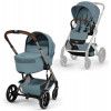 Коляска 2 в 1 Cybex Balios S Lux + Fold Cot, Stormy Blue