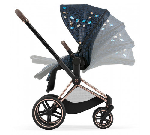 Детская коляска 2 в 1 Cybex Priam IV Jewels of Nature шасси Rosegold (Жемчужины природы)
